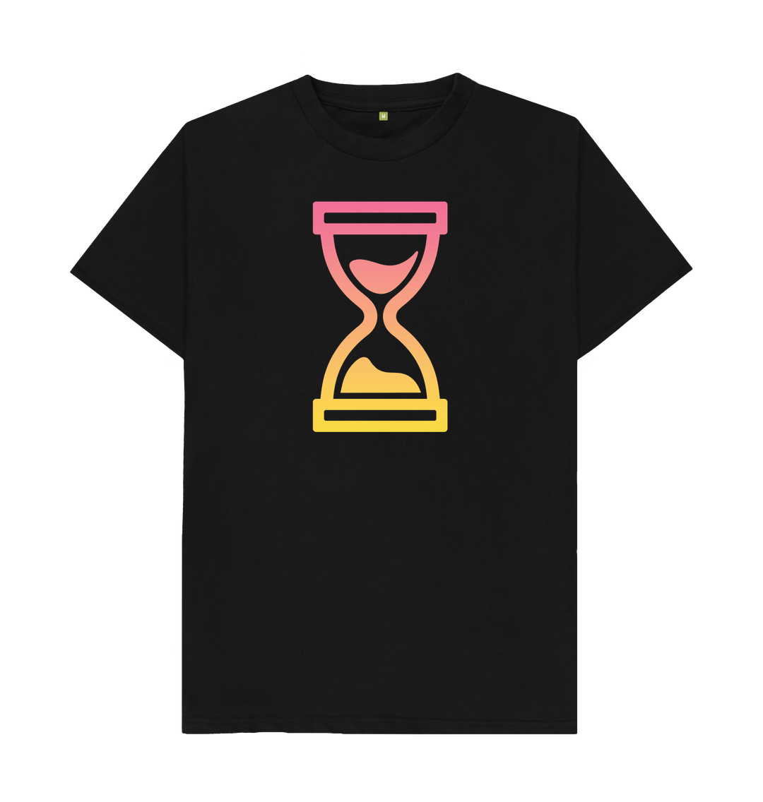 Black Printed T-shirt Front
