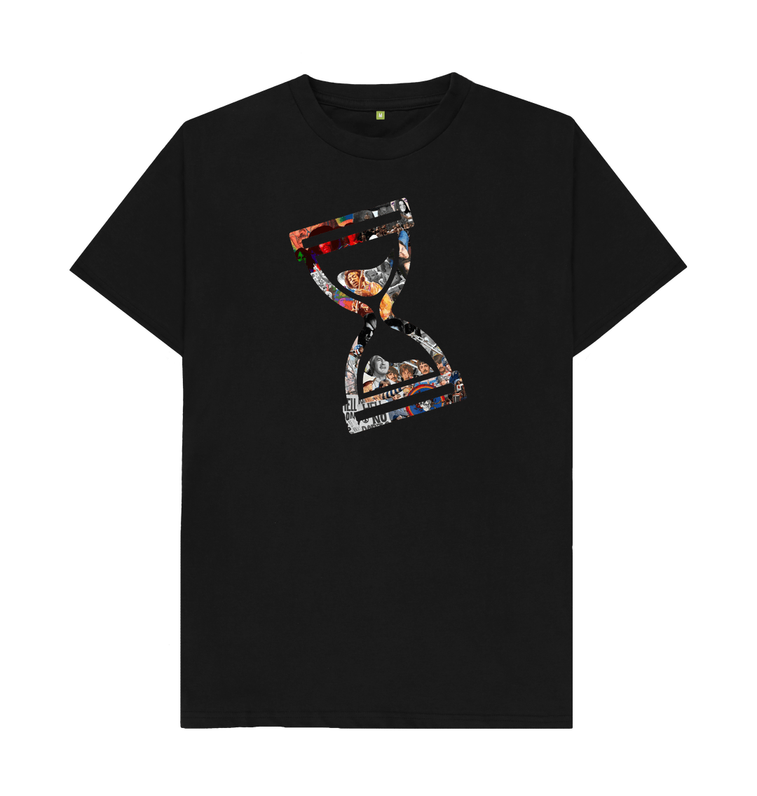 Black Printed T-shirt Front