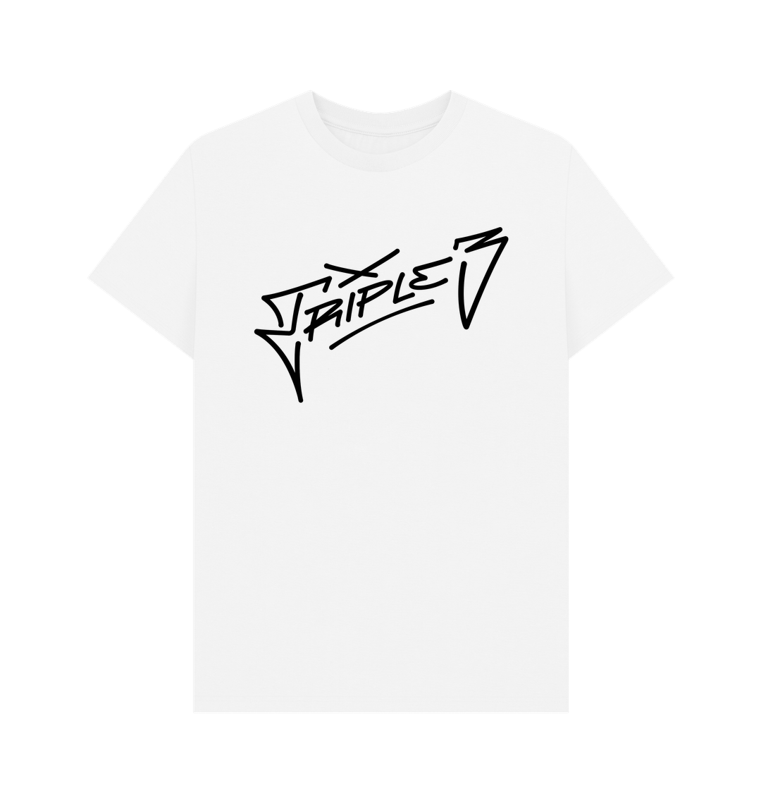 White Printed T-shirt Front