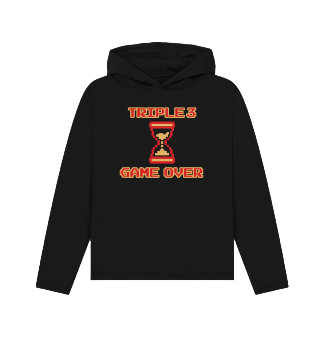 Black Skate Hoody Game Over