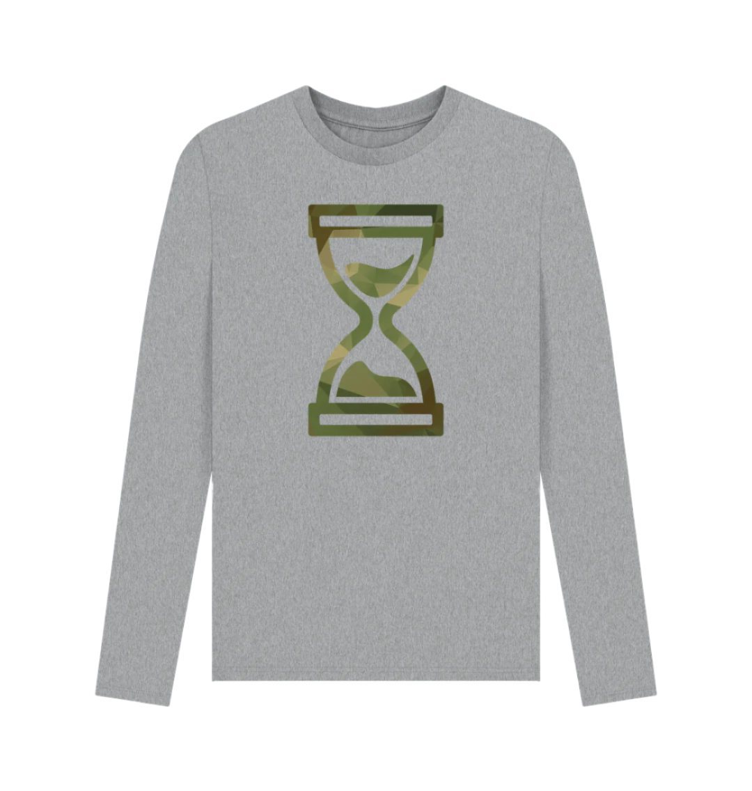 Athletic Grey Camo Time Long Sleeve T-Shirt