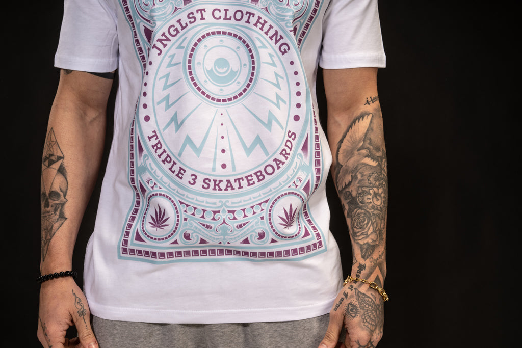 White Skate Life T Shirt