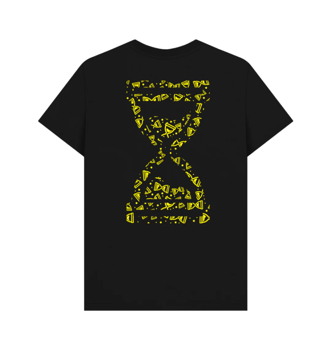 Black tee back from triple 3 skate brand