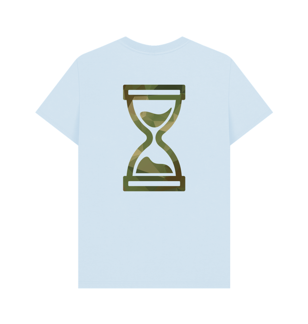 Sky Blue back print of Triple 3 Camo Tee