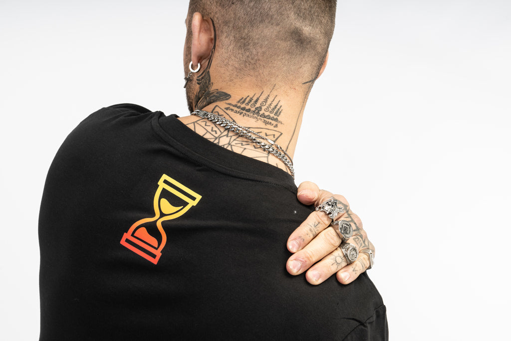 Back Print Triple 3 Logo Skate T Shirt