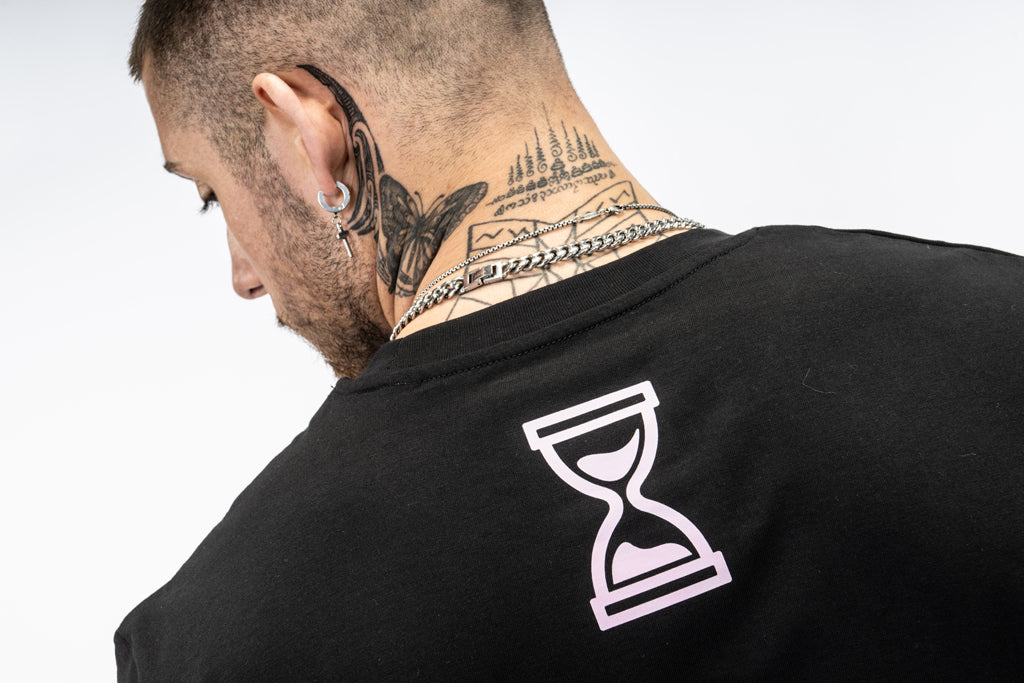 Black Skate T Shirt back detail