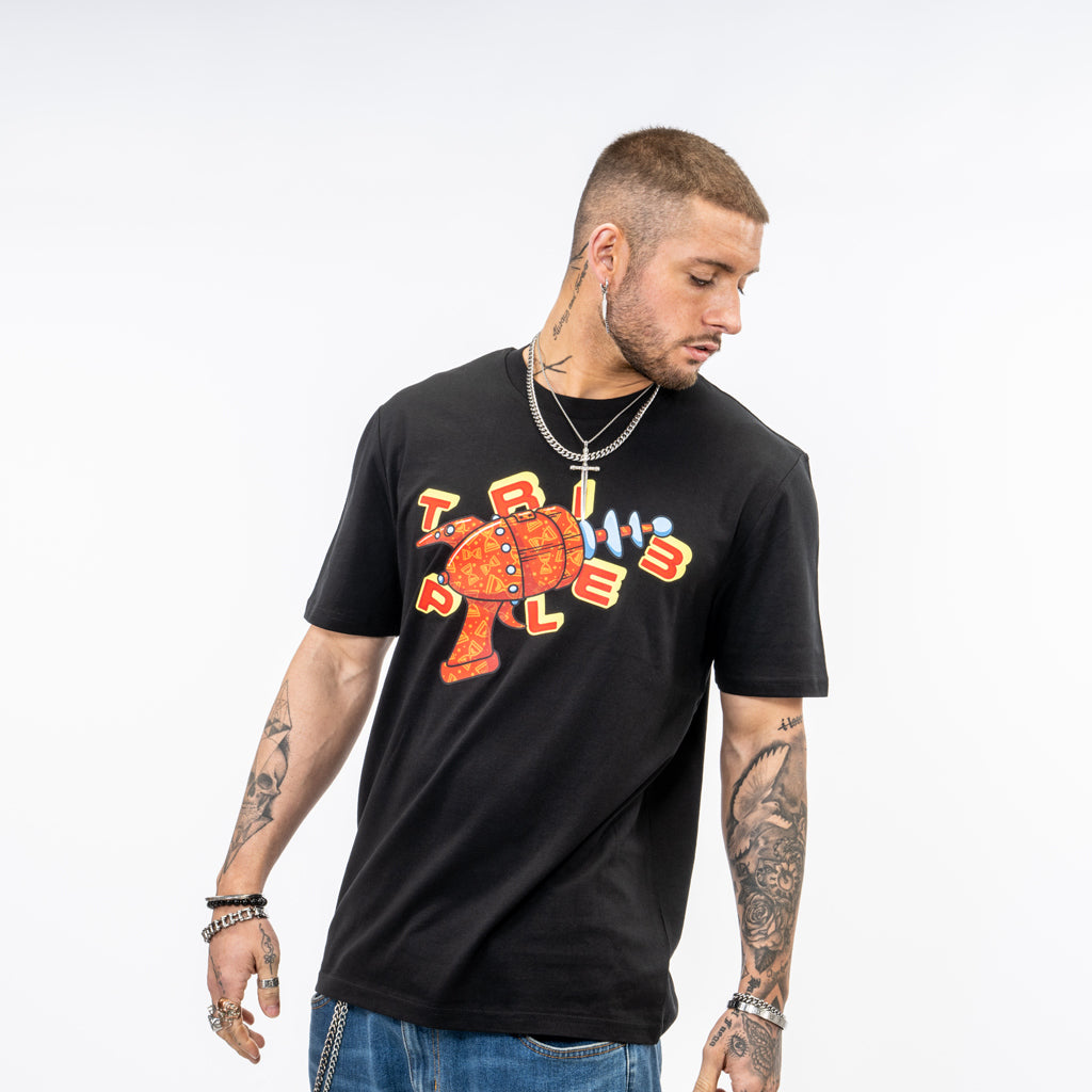 Ray Gun Skate T Shirt Black