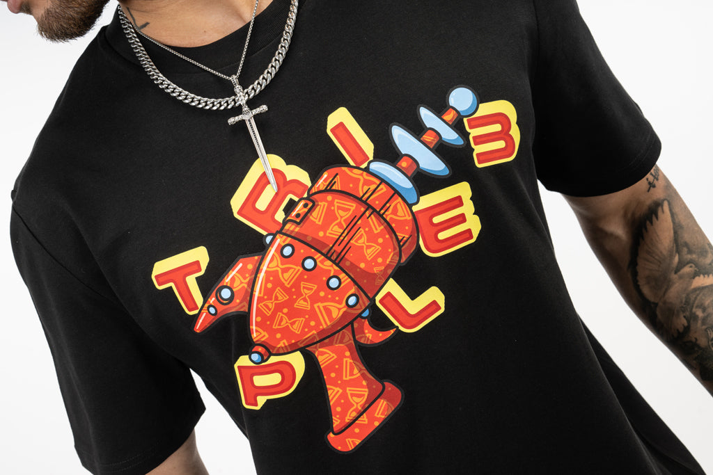 Triple 3 Ray Gun Close Up Skate T -Shirt