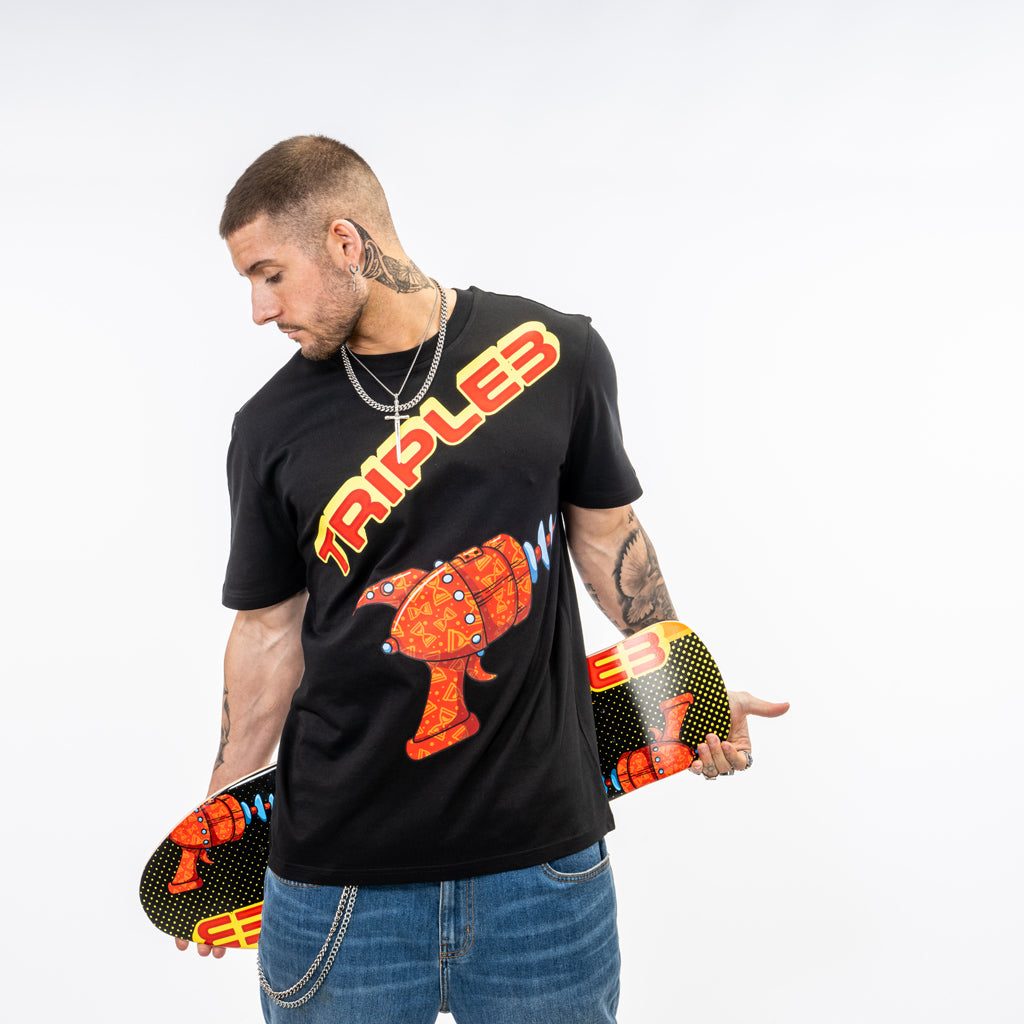 Ray Gun Black Wrap T Shirt