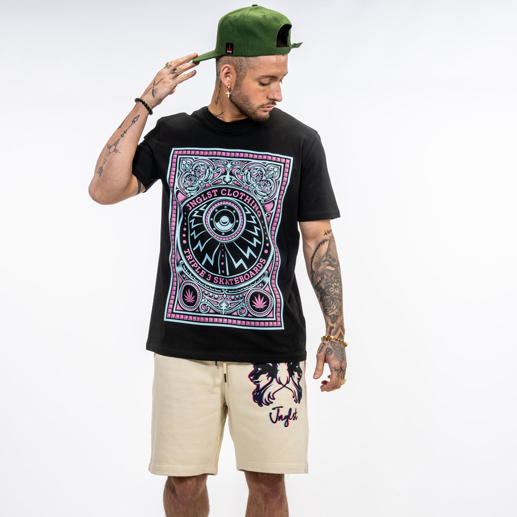 Skate Life Blue Print Junglist T Shirt