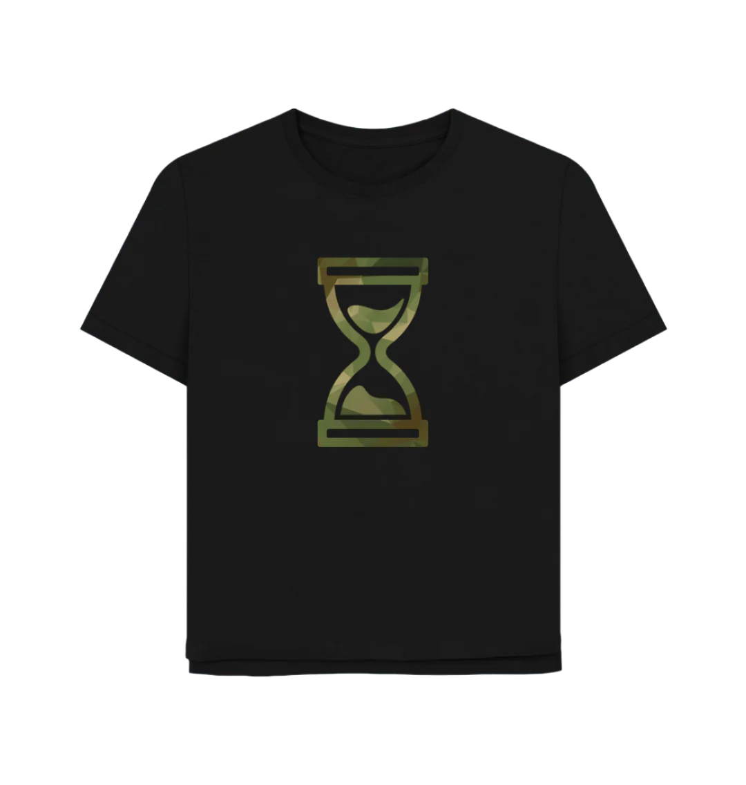 Black Camo Time Relaxed Fit T-Shirt