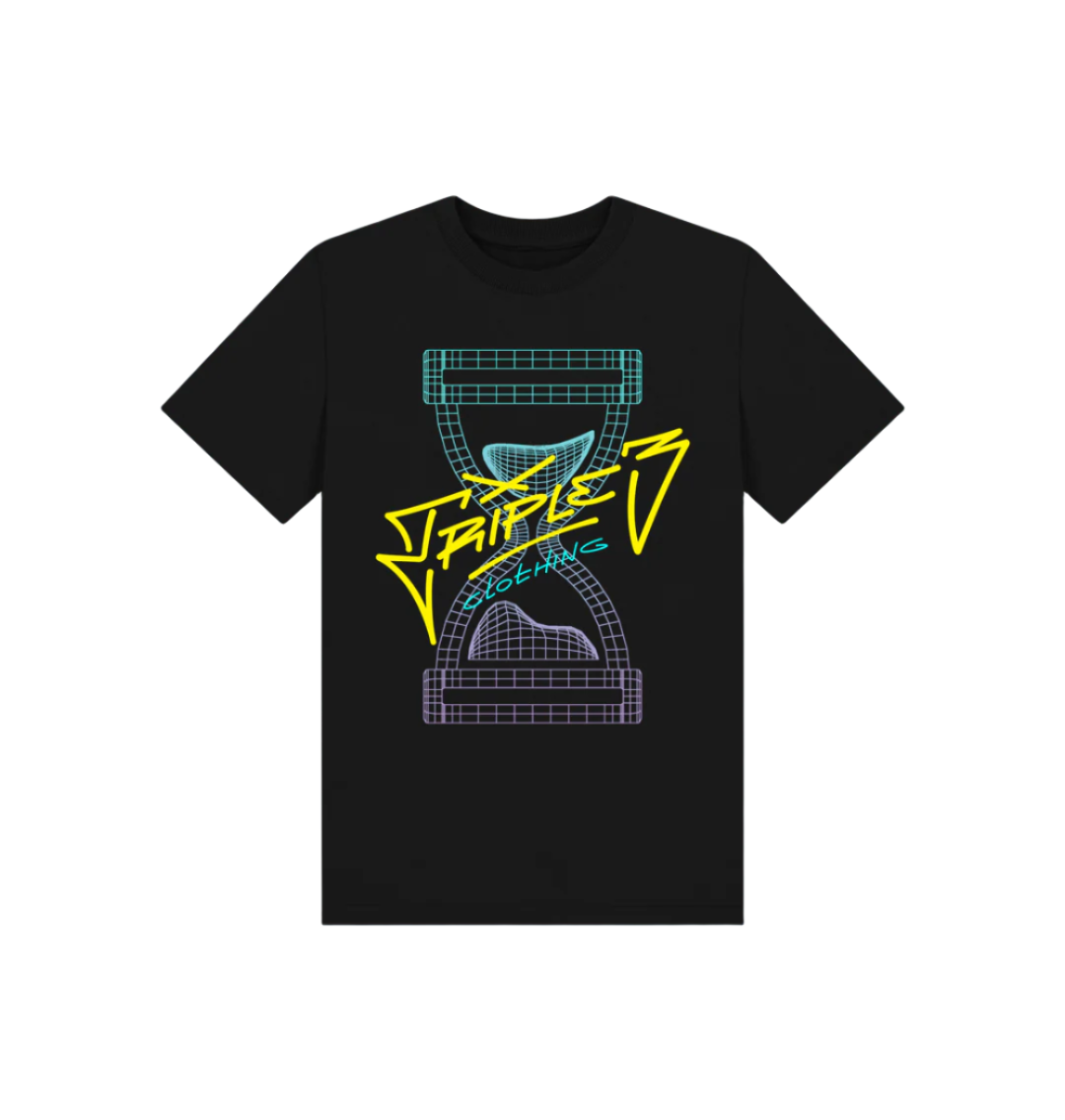 Black Kids Wireframe T-Shirt