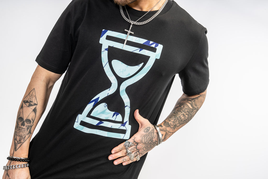 Blue Camo Skate T Shirt