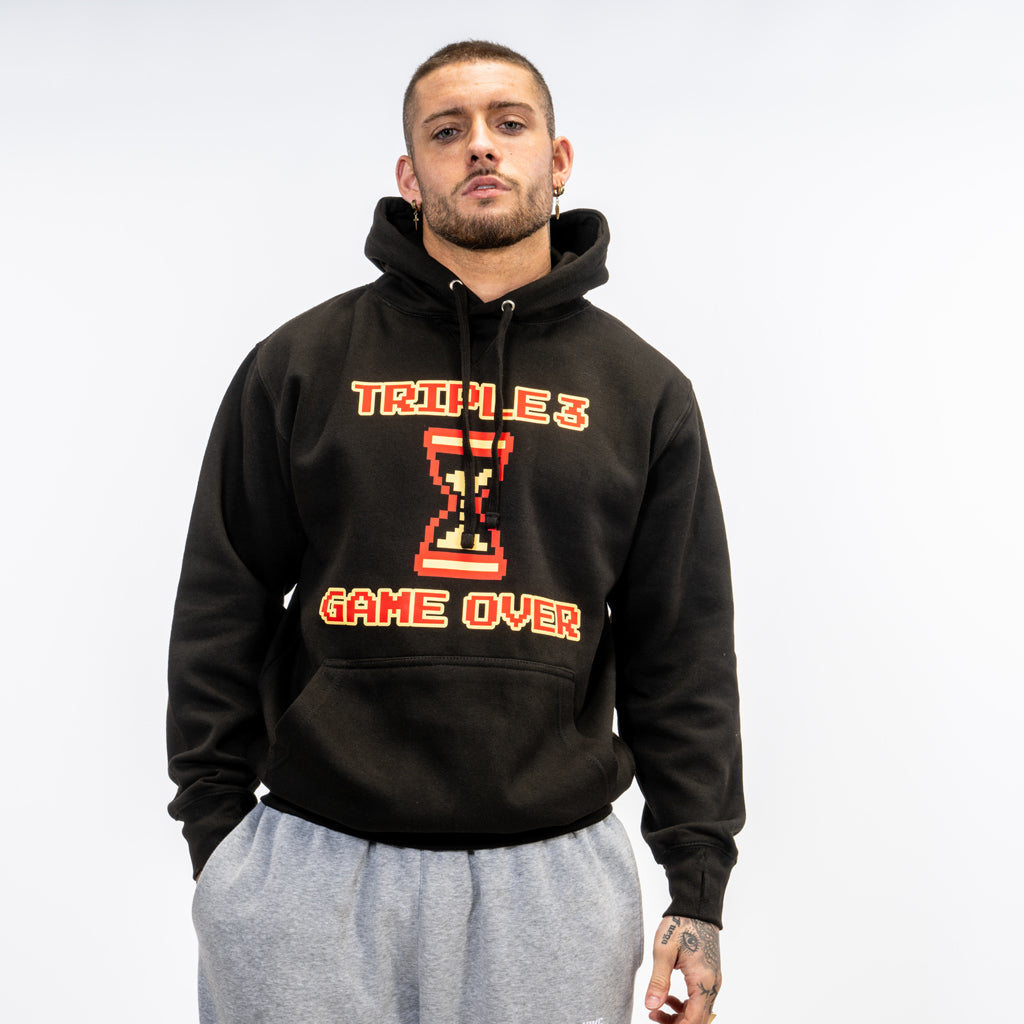 Game Over Skate Hoody Black