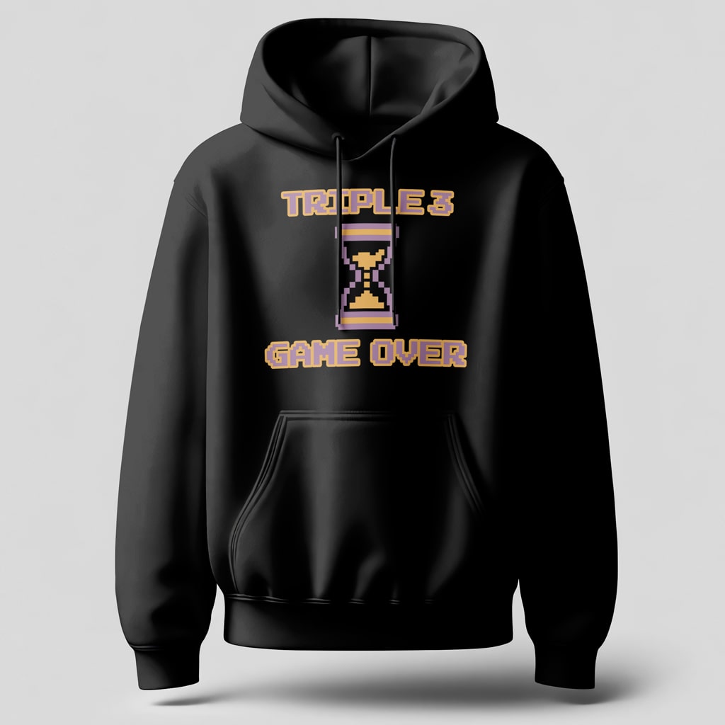 Skate Hoody with Game Over Design