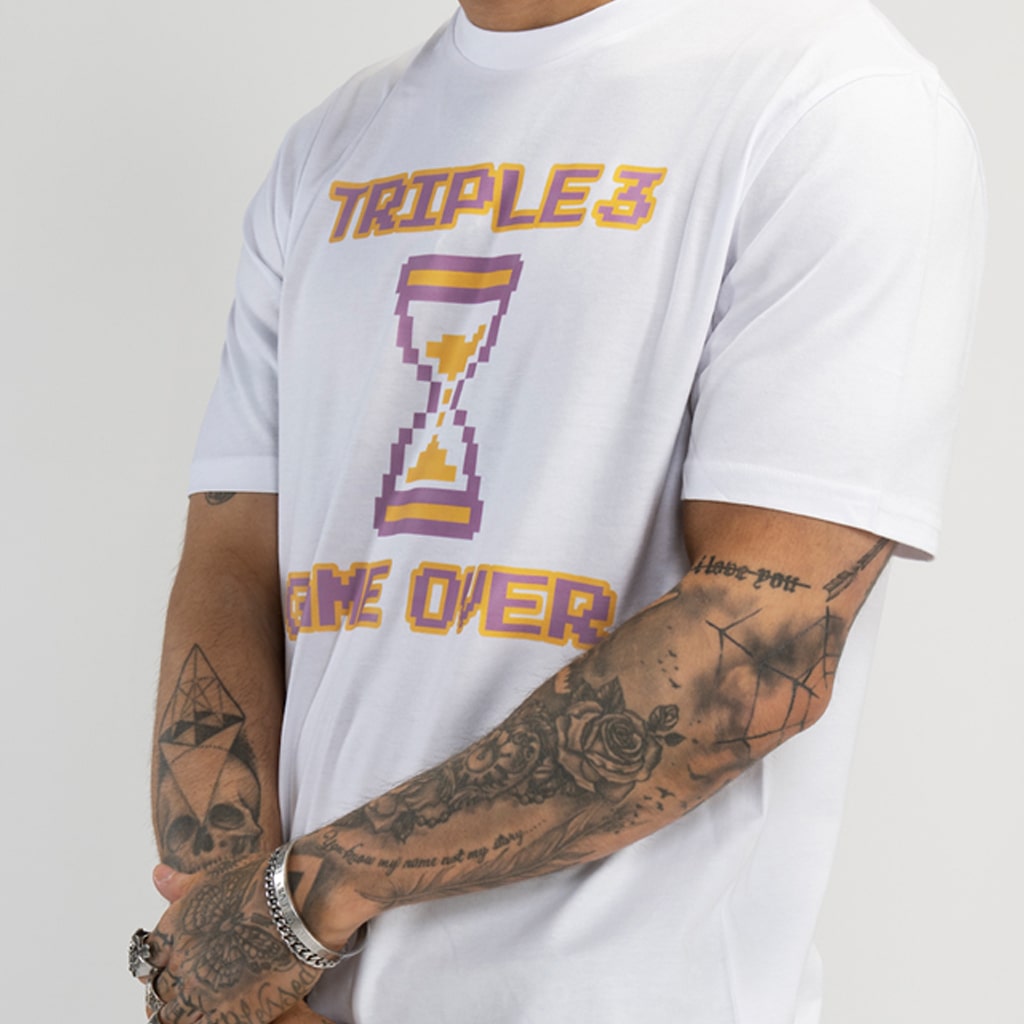 Triple 3 Game Over Skateboard T Shirt