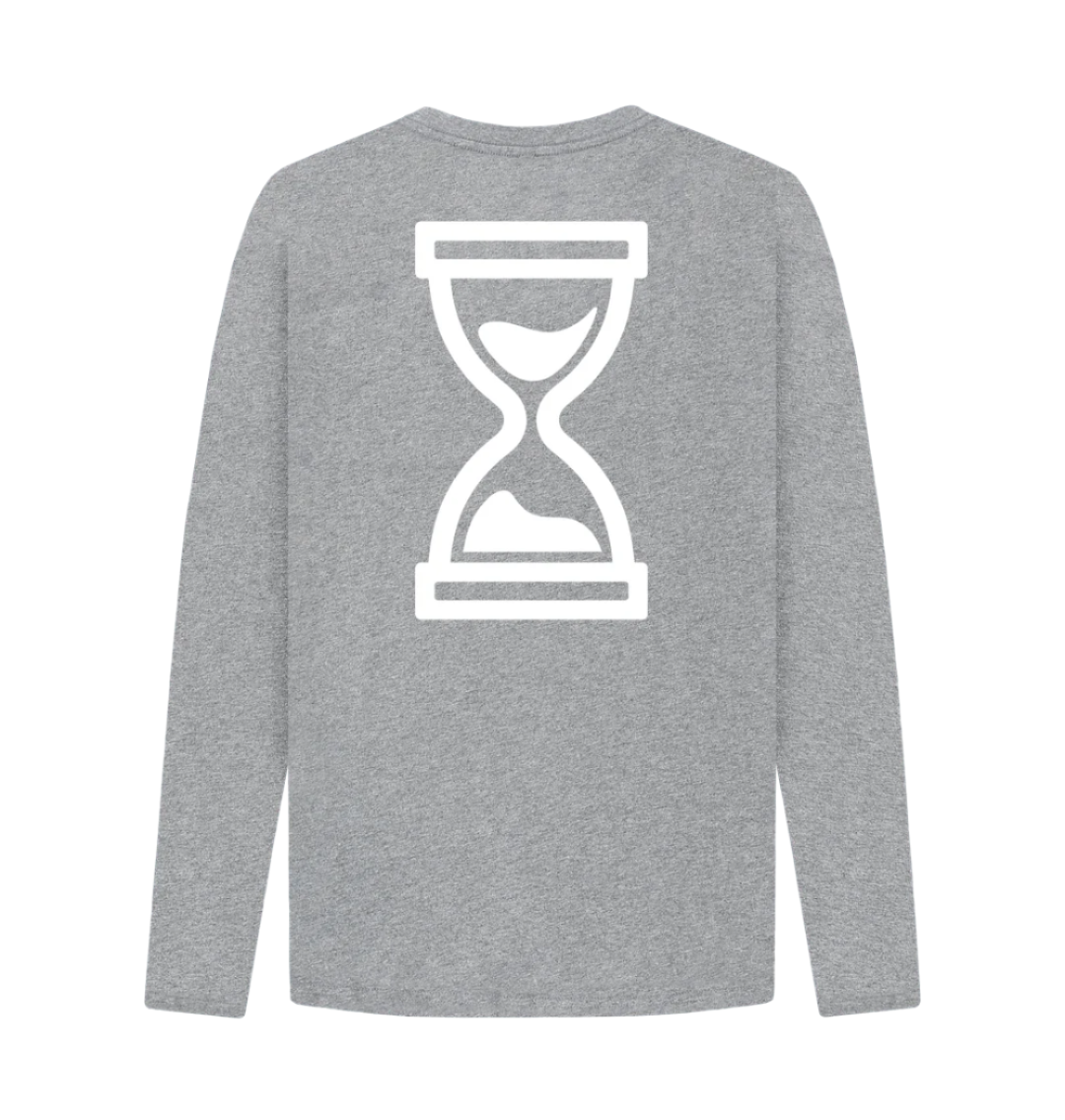 grey long sleeve triple three classics tee