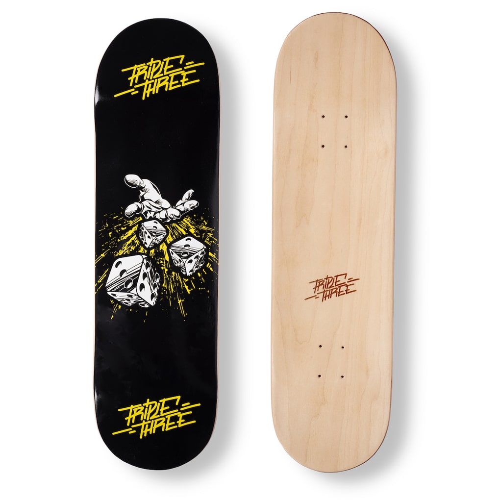 Lucky Dice British Made Popsicle Skate Deck
