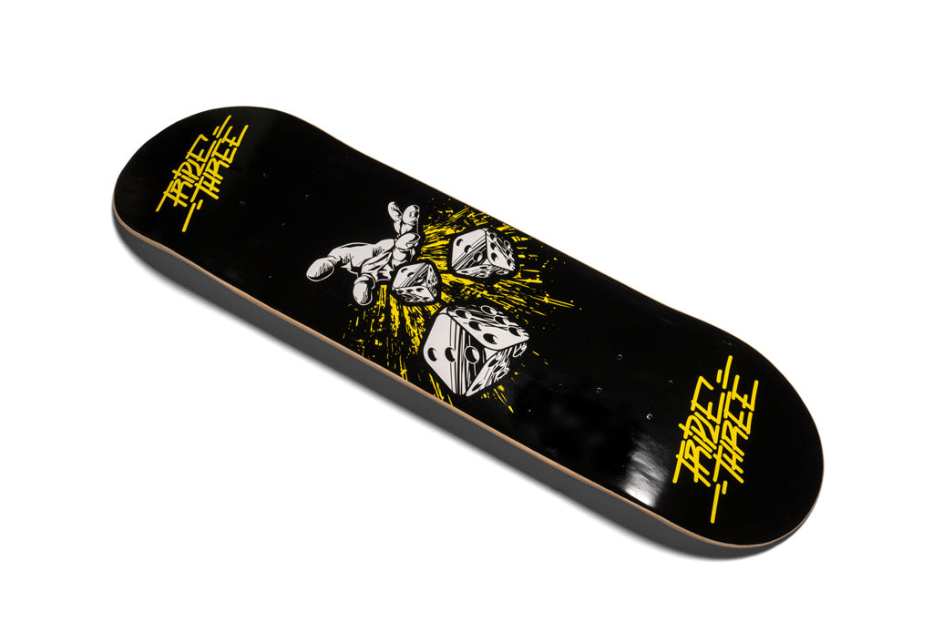 Skate Deck Luck y Dice Design Triple 3