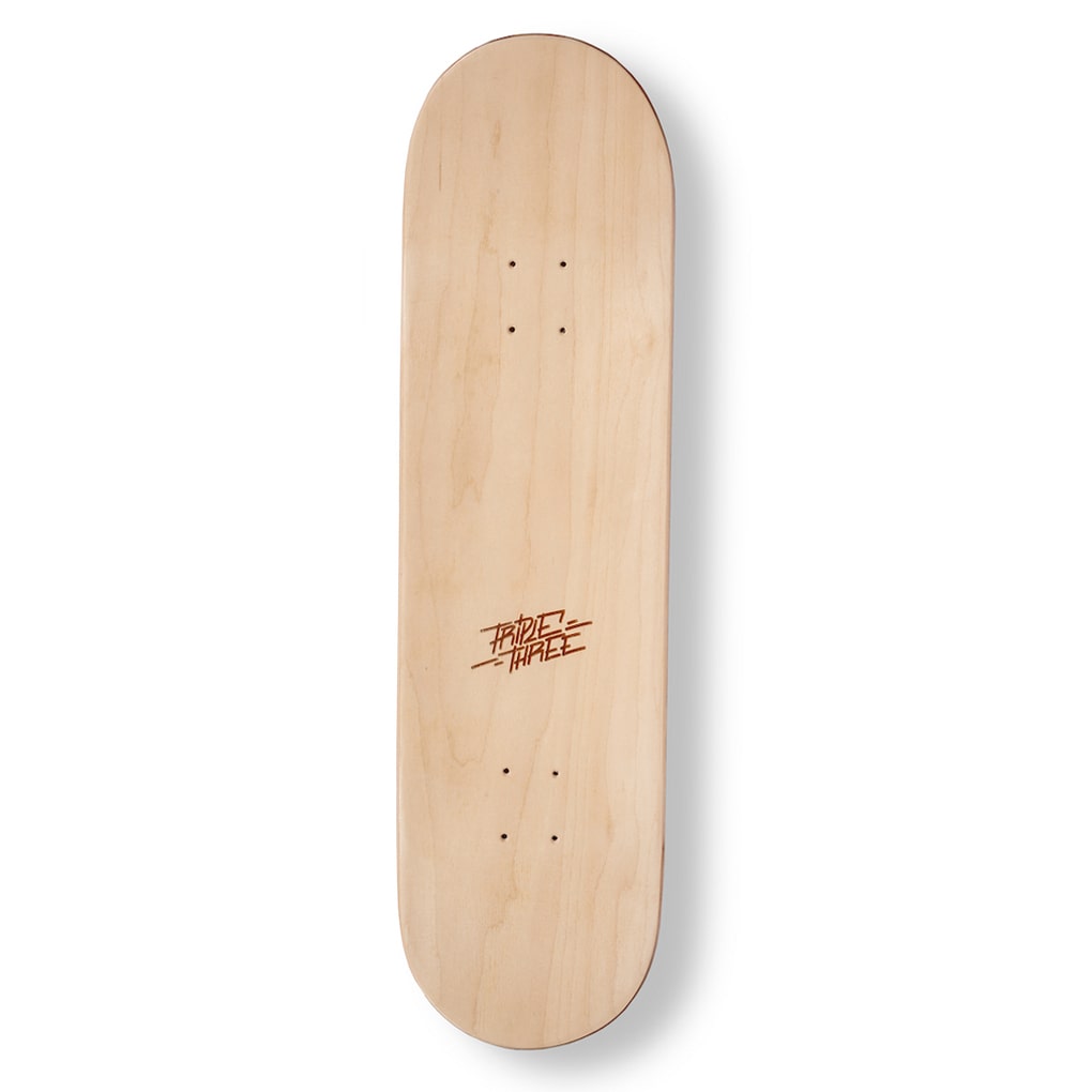 Lucky Dice Skateboard Deck by Triple 3 Wooden
