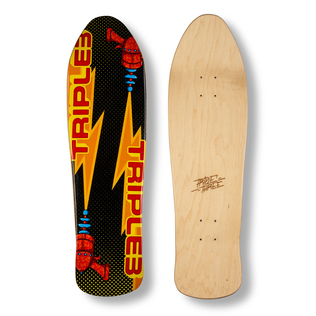Ray Gun Vintage Shaped Wooden Skateboard Deck