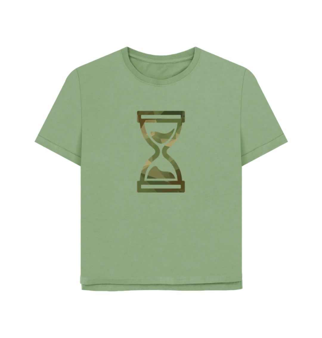 Sage Camo Time Relaxed Fit T-Shirt