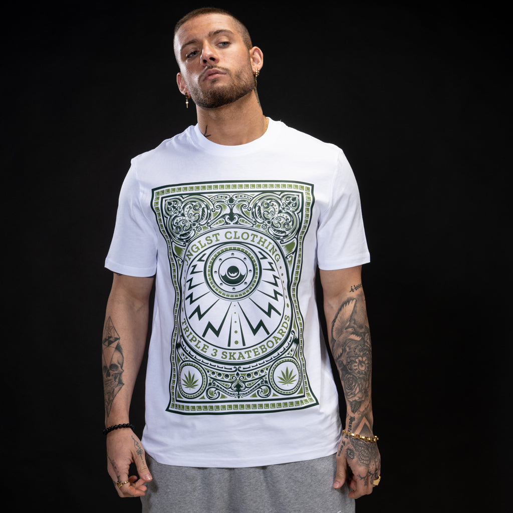 White Skate Life T Shirt