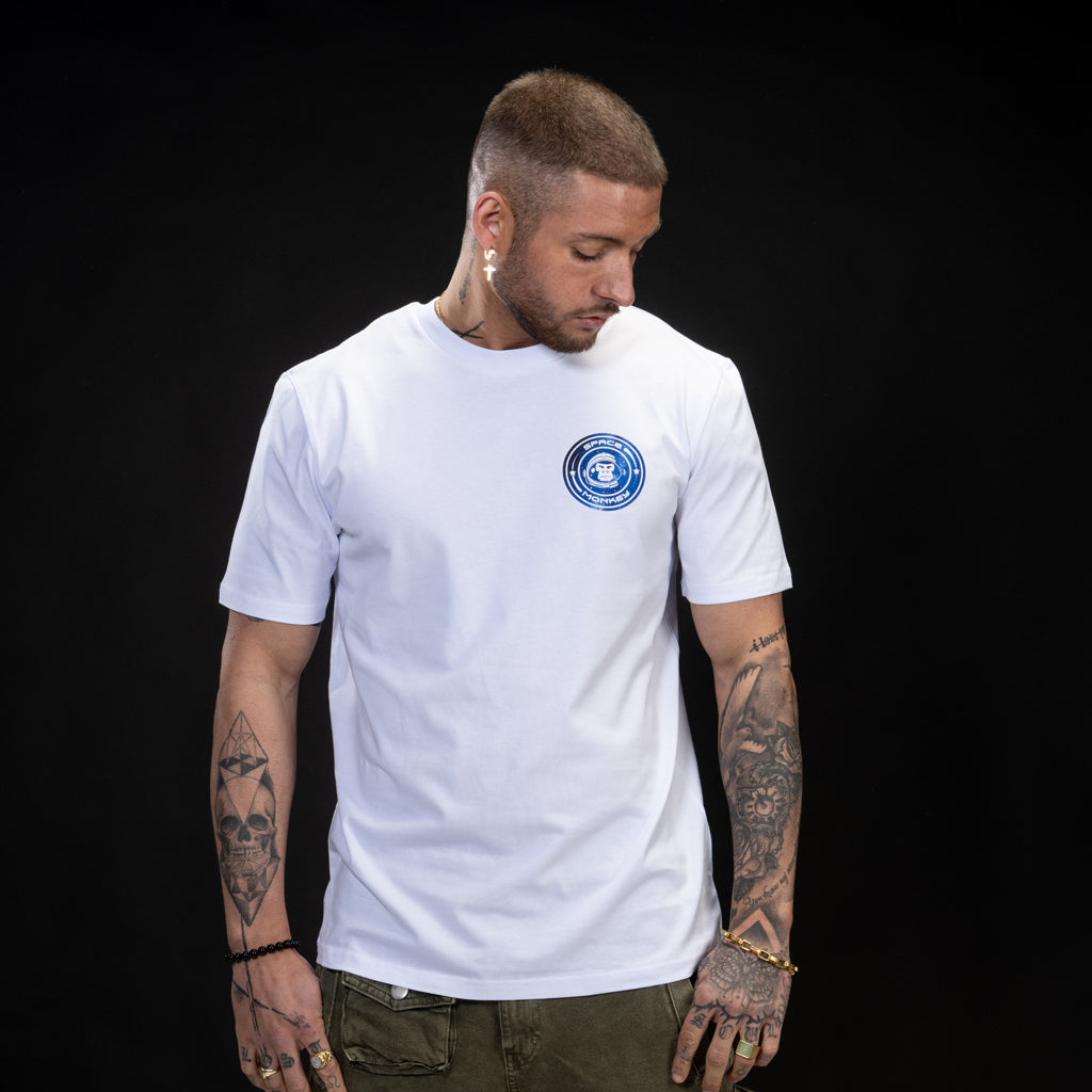 White Space Monkey Skate T Shirt