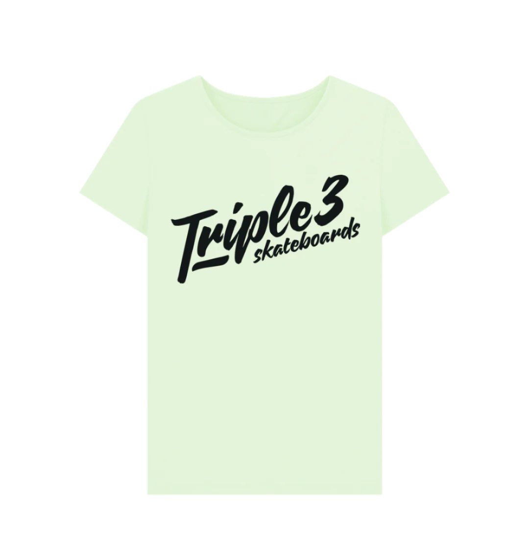 Pastel Green Skate T Shirt Tilted
