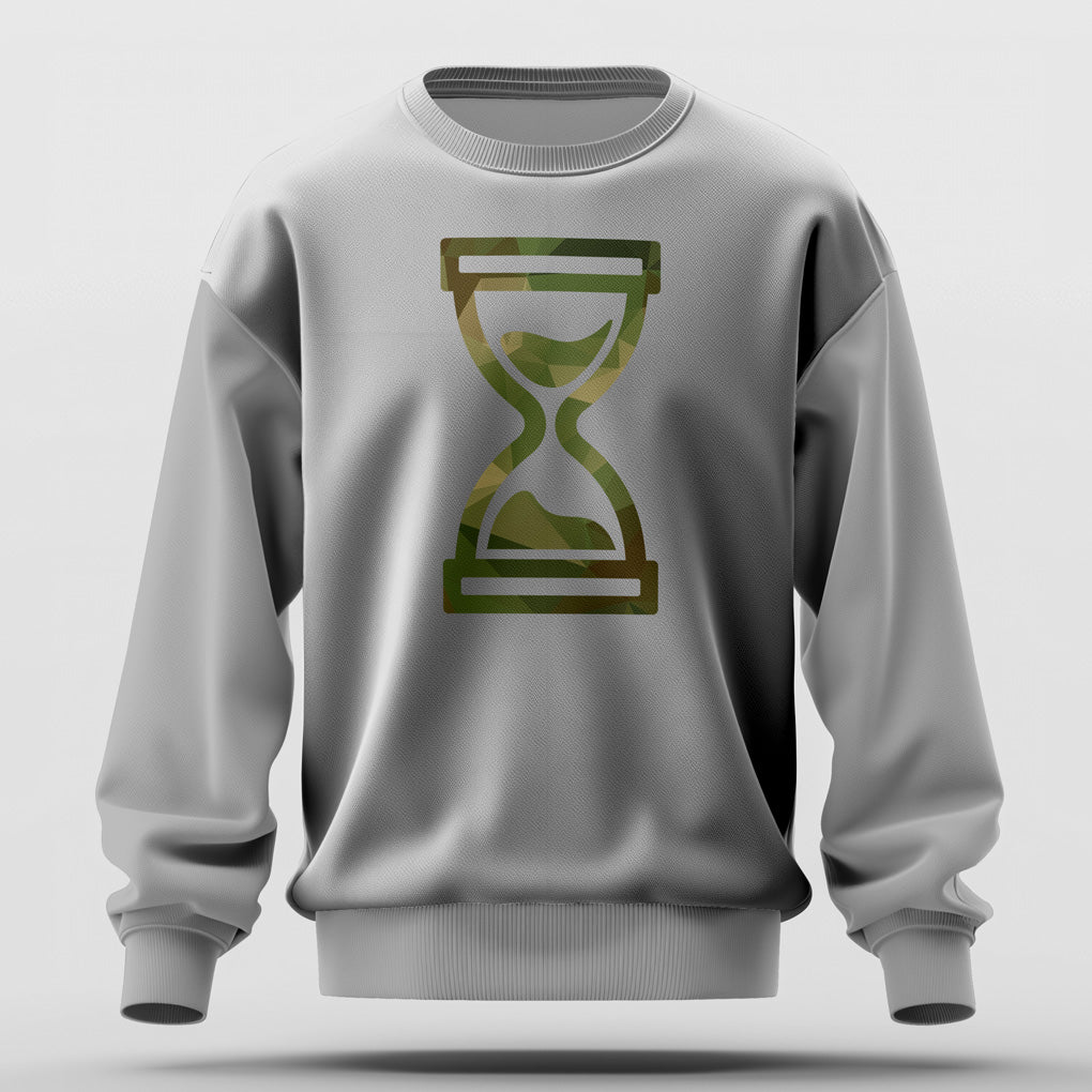 Grey Sweatshirt Camo Skate Sweat