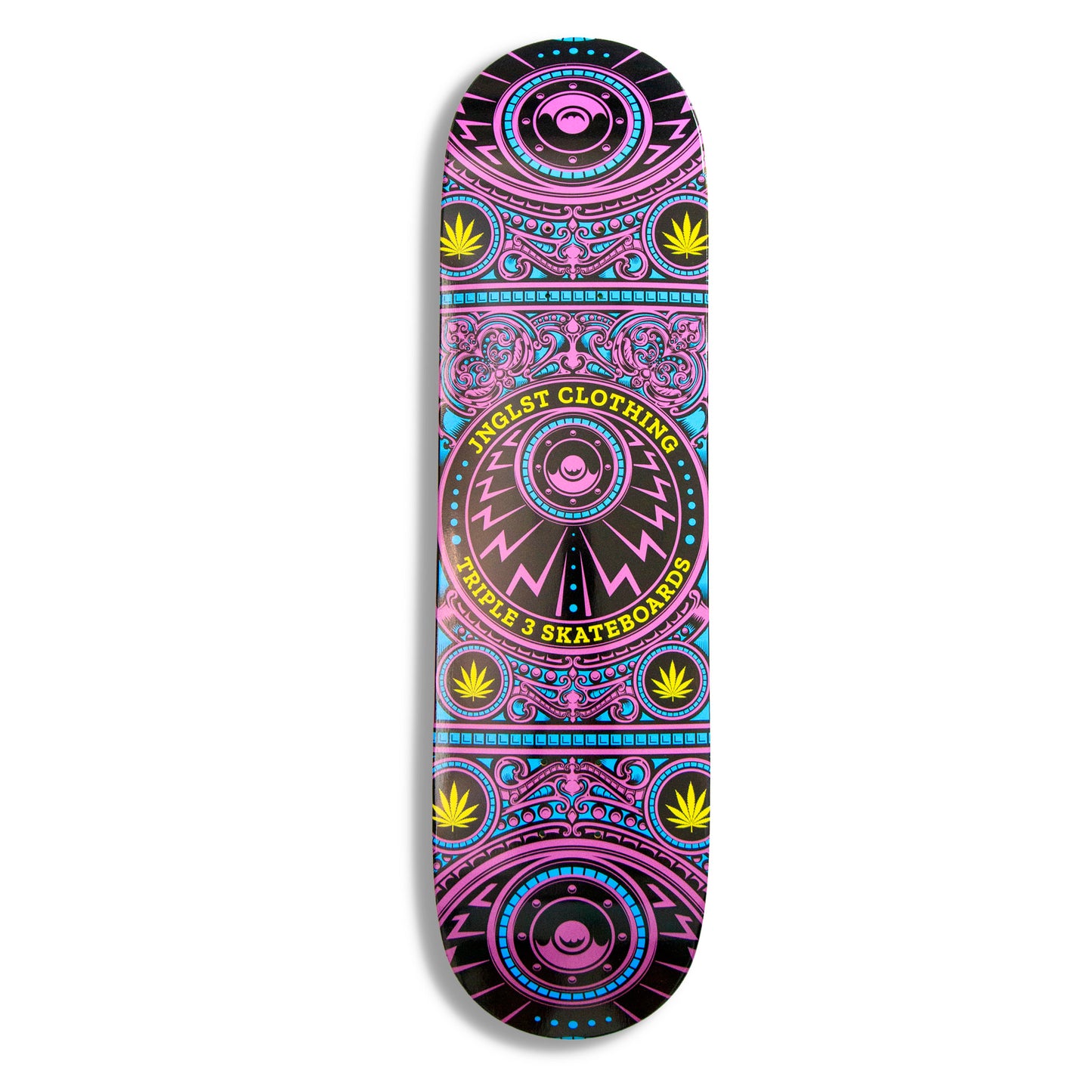 Skate Life Purple Skateboard Deck