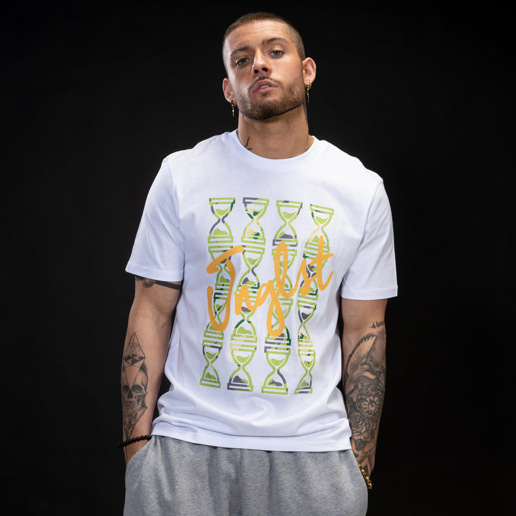 White Skateboard T Shirt Jnglst Clothing Collab