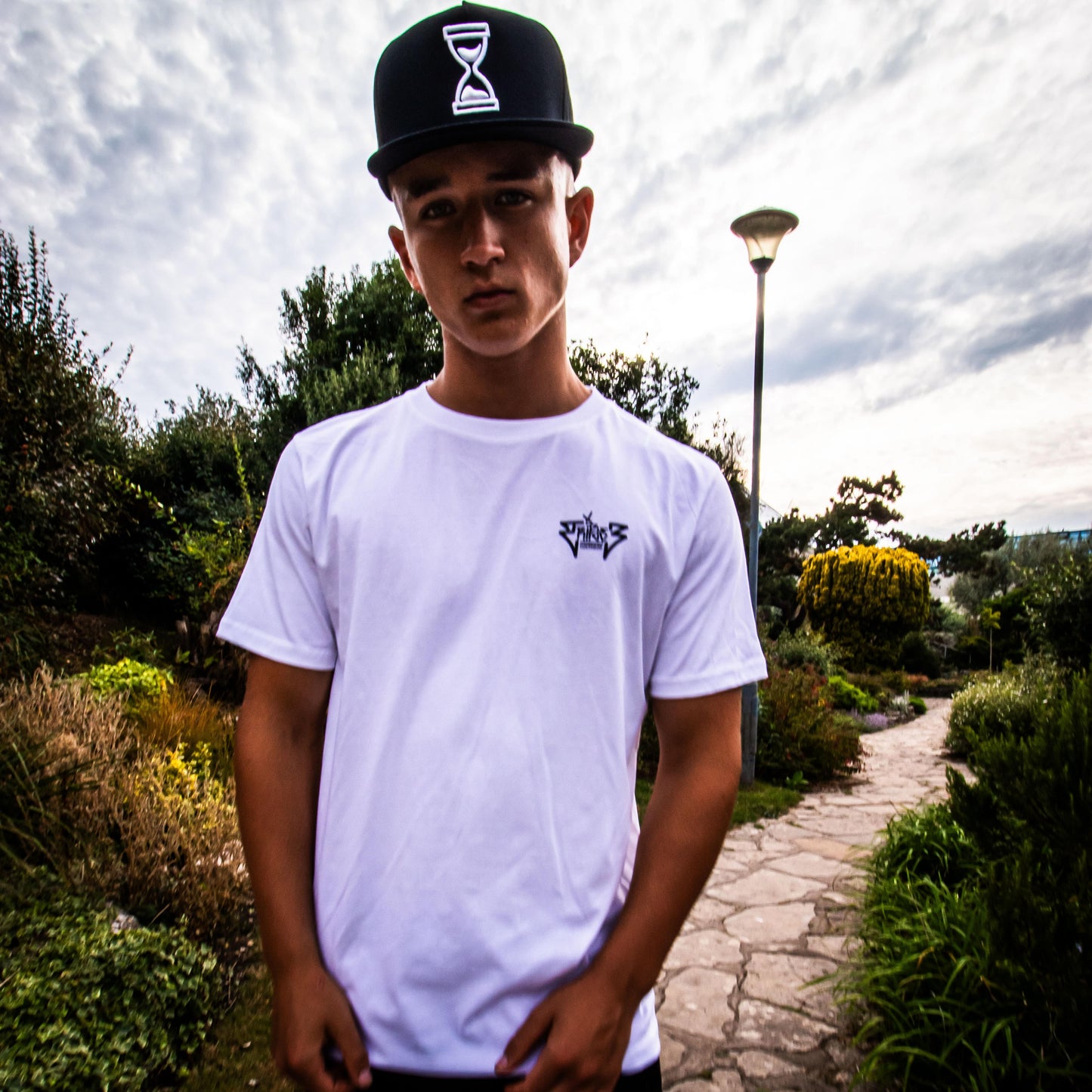 triple 3 skate t shirt front white