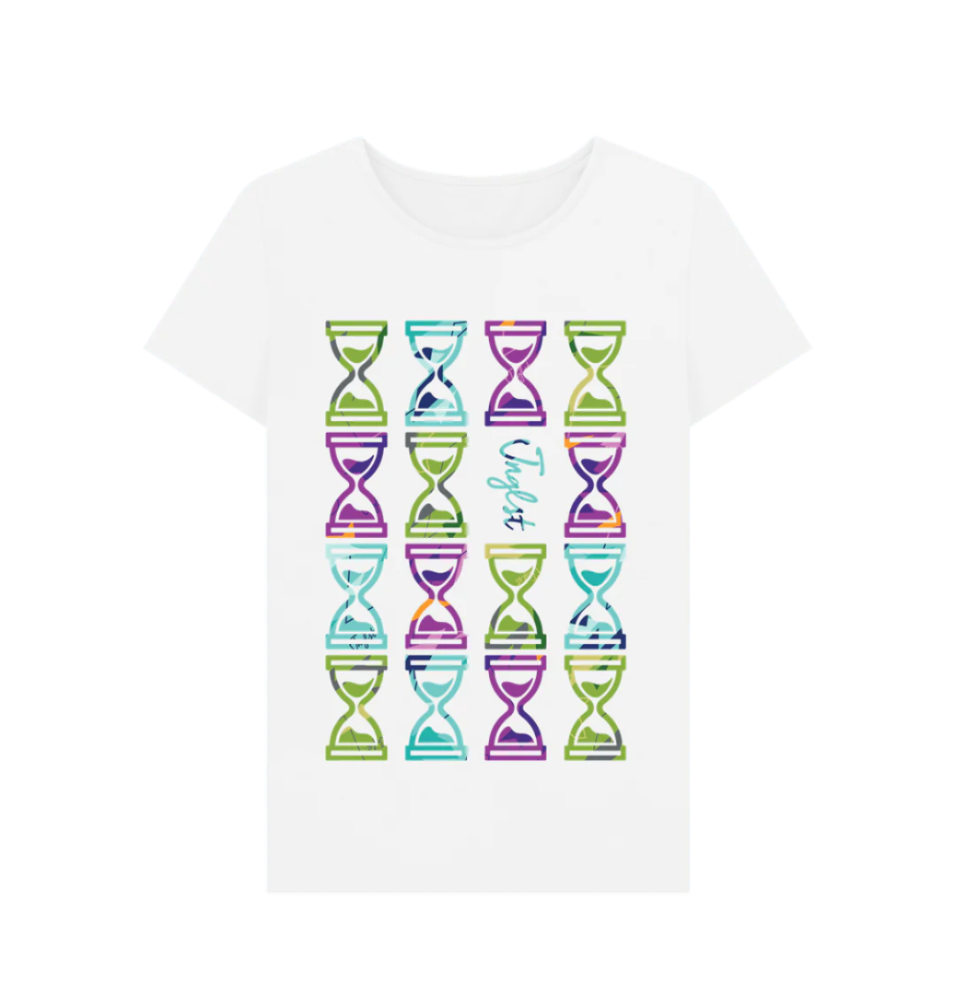 White Skate T Shirt from Triple 3 Women's