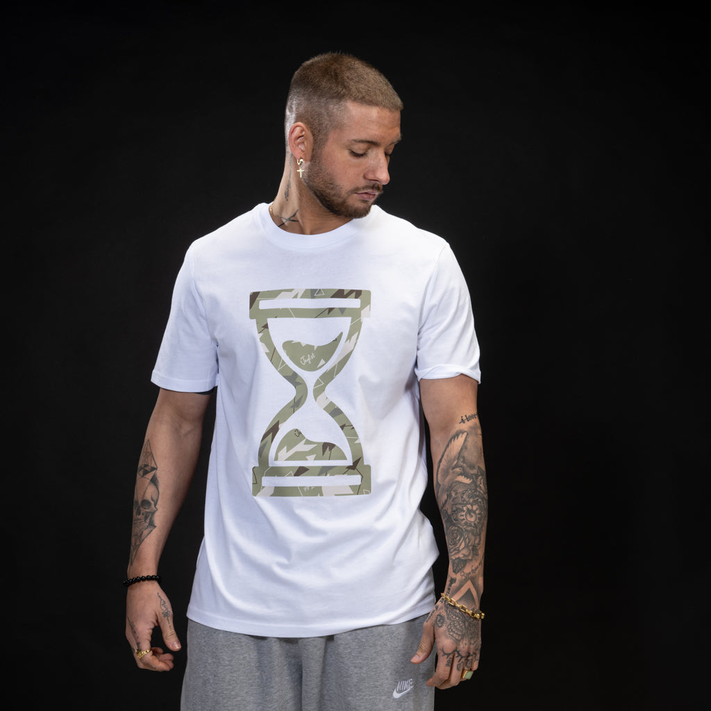 Green Camo Time Skateboard T Shirt