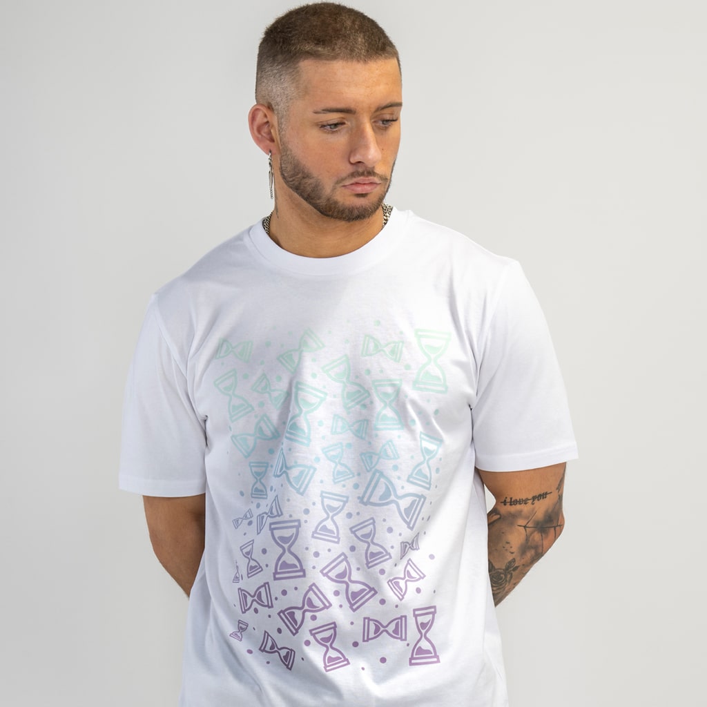 White Freefalling Triple 3 Skate t Shirt