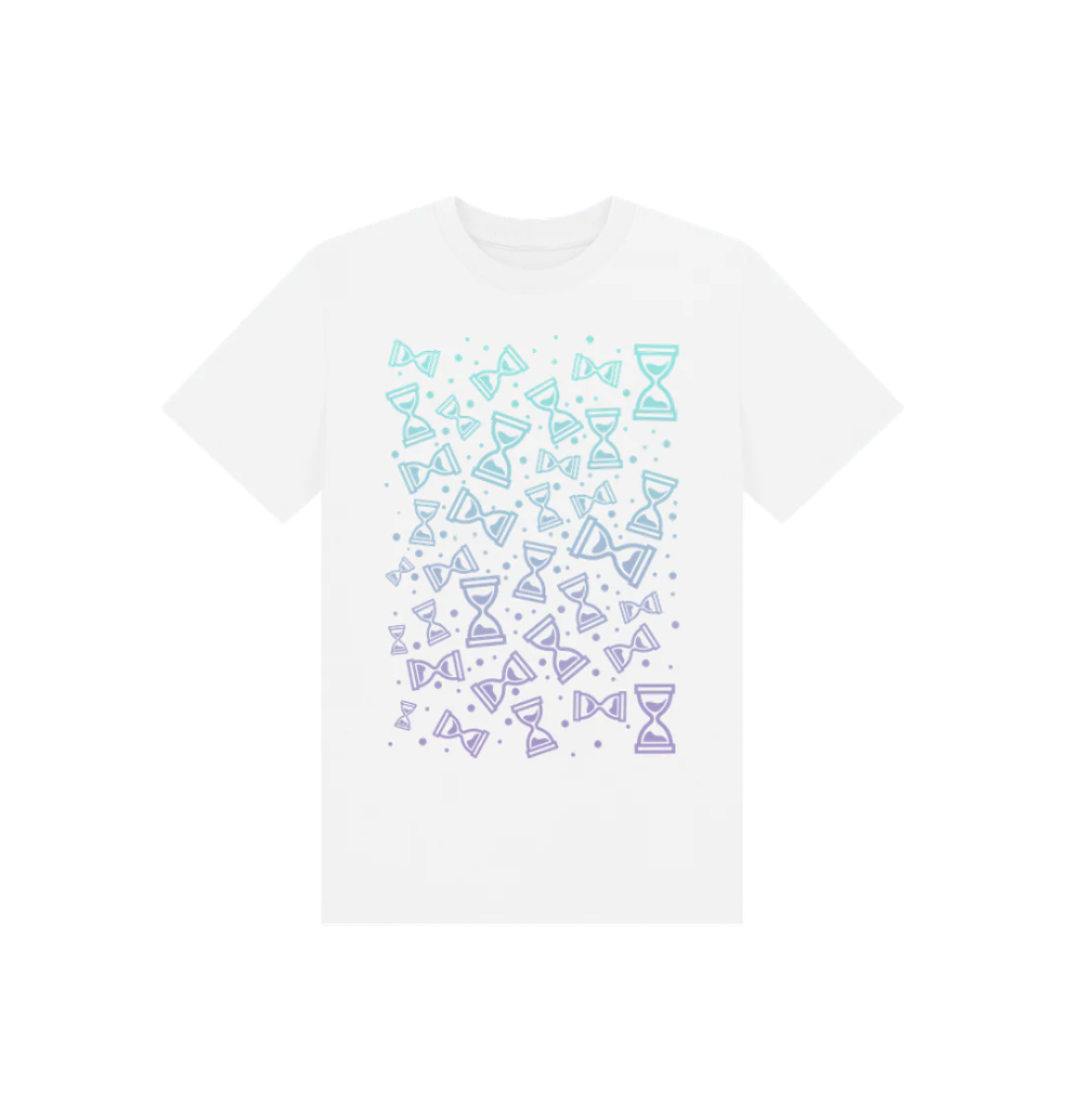 White Freefallings Kids Skate T-Shirt