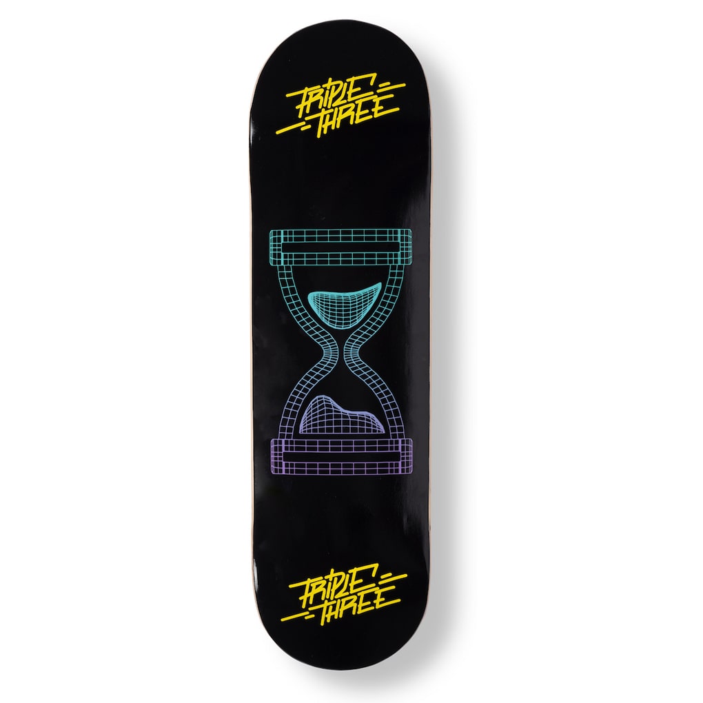 Wireframe Skateboard Deck Graphic Design