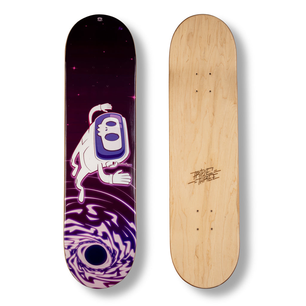 8.00 Skateboard Deck Space Skull