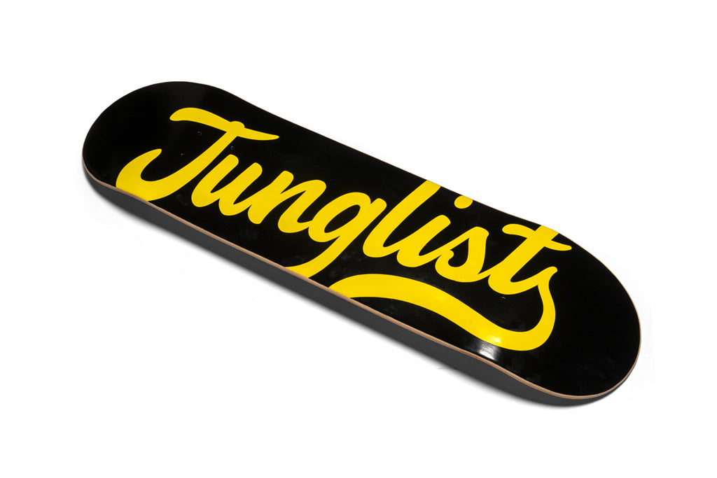 Junglist Network Yellow and Black Skate Deck
