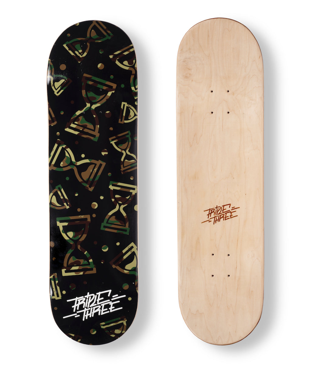 Triple 3 Junglist Network Camo Skateboard Popsicle Deck