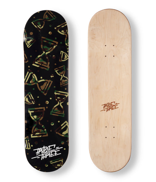 Triple 3 Junglist Network Camo Skateboard Popsicle Deck