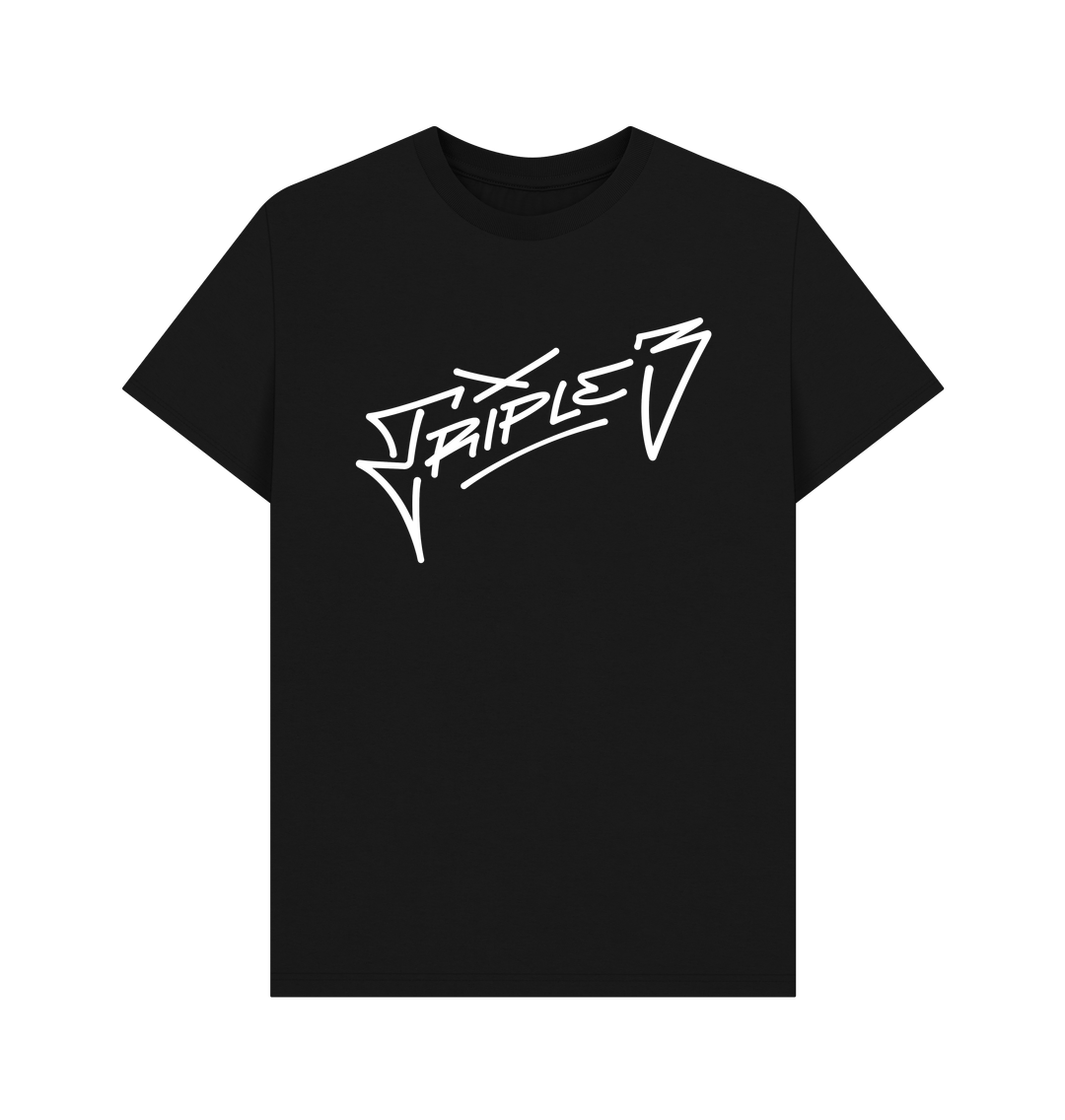Black Printed T-shirt Front