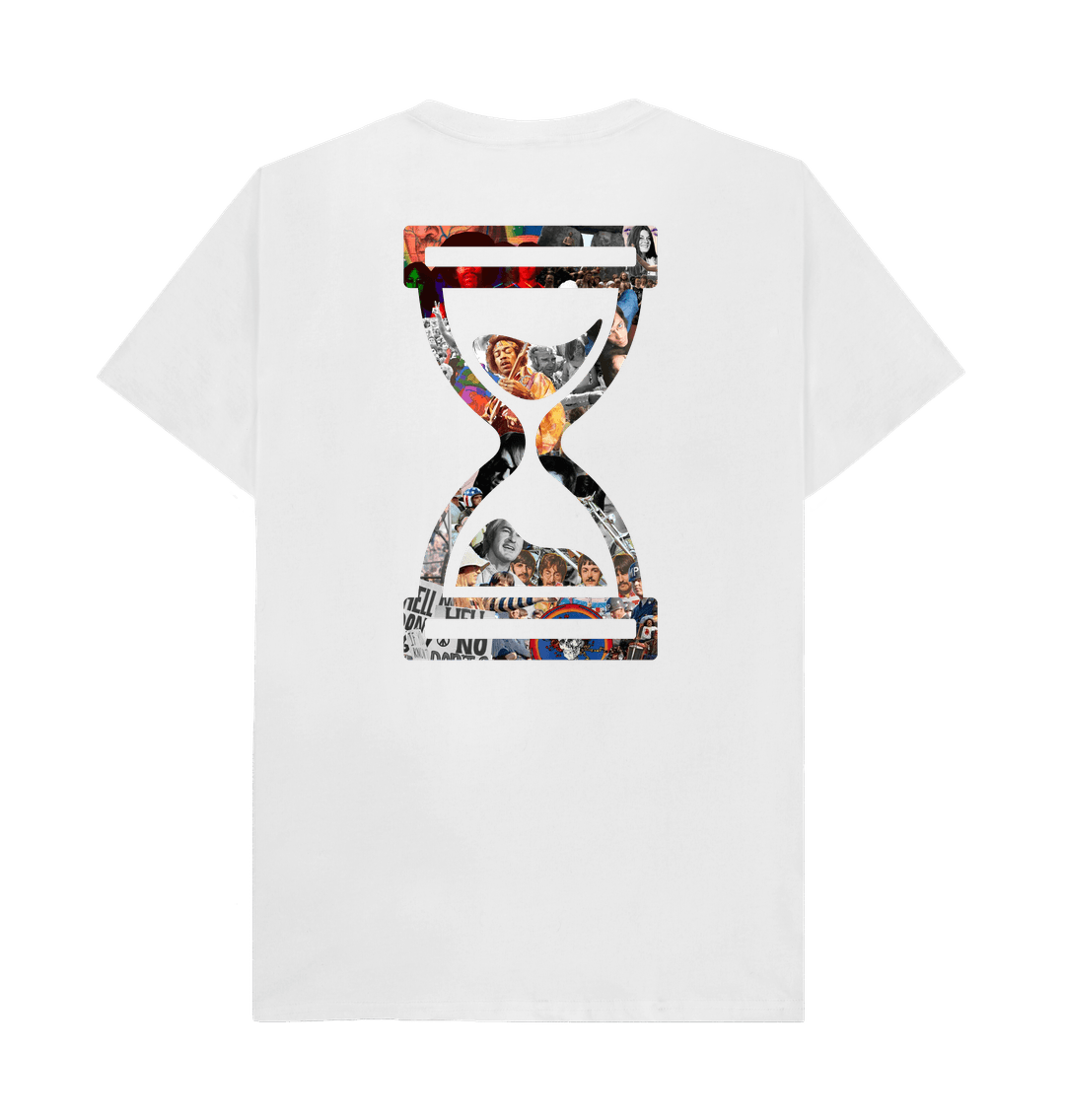 White Printed T-shirt Back