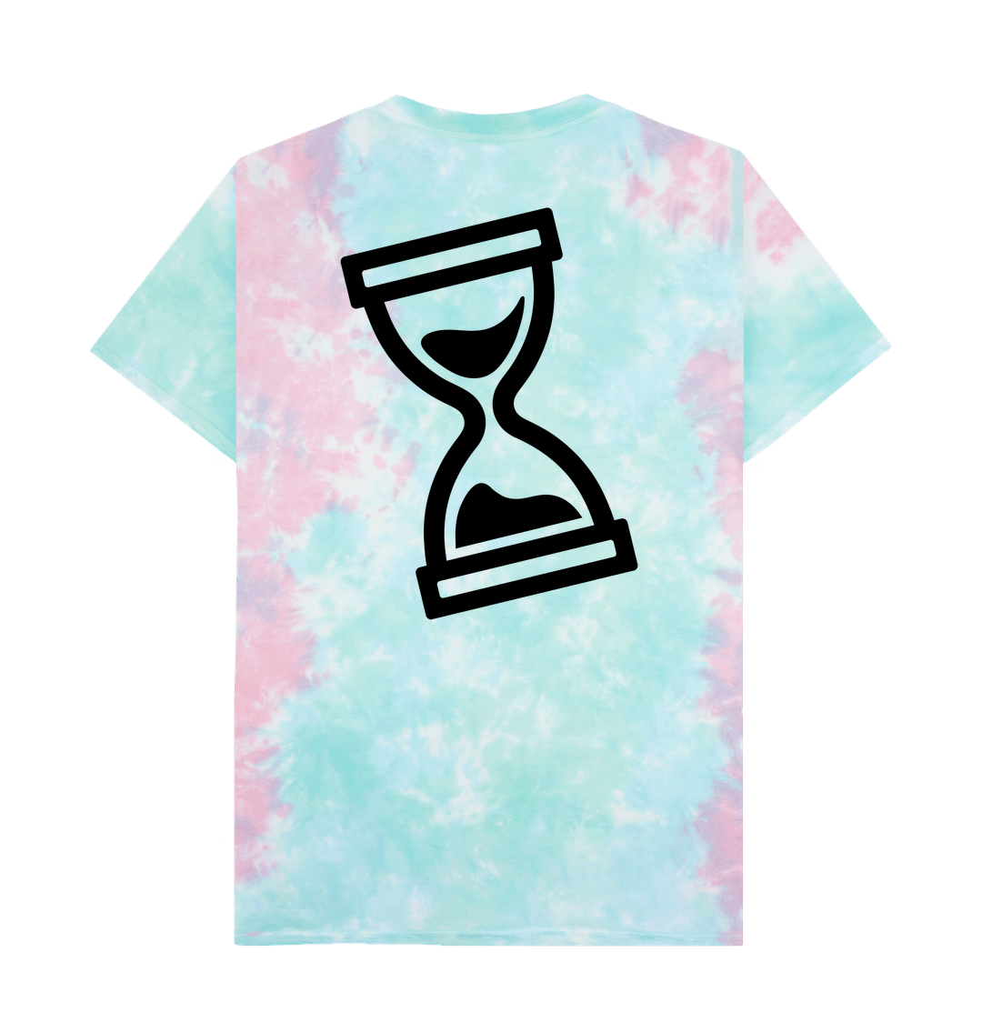 Pastel Tie Dye Printed Premium T-Shirt Back