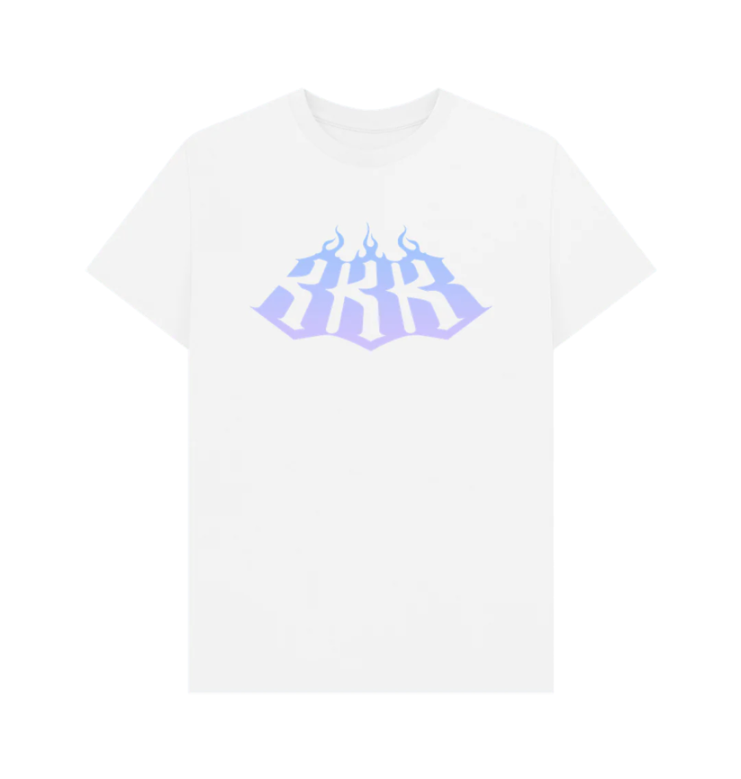 White 333 Purple Fade  Skateboard T-Shirt