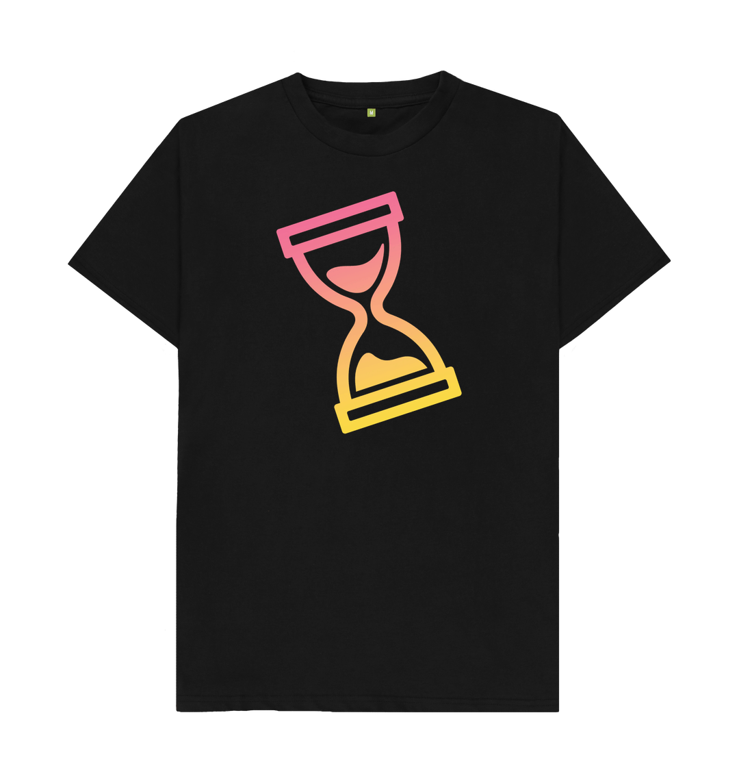Black Printed T-shirt Front