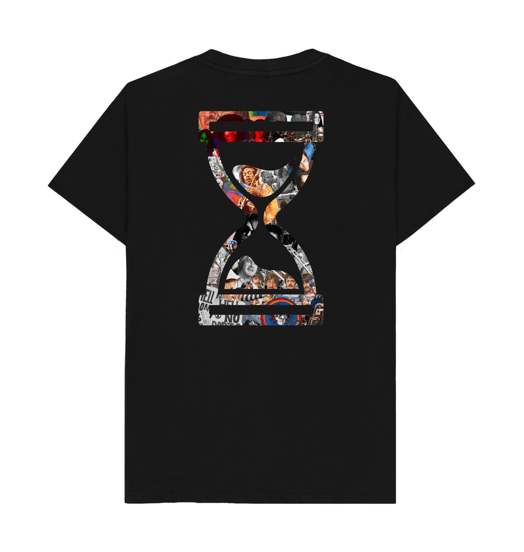 Black Printed T-shirt Back