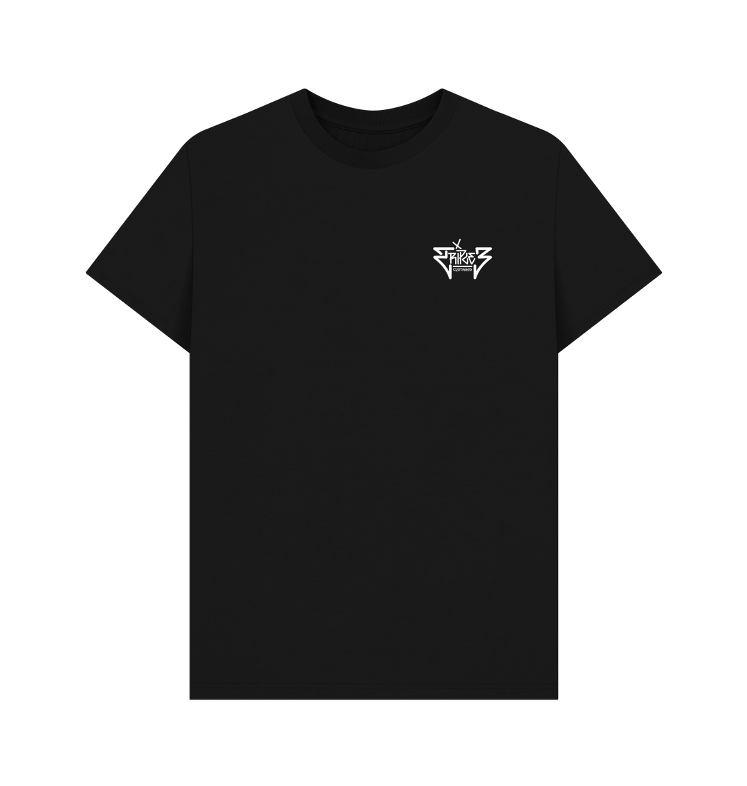 Black Printed T-shirt Front
