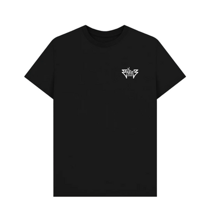Black Triple 3 Mirror Black Double Drop Tee